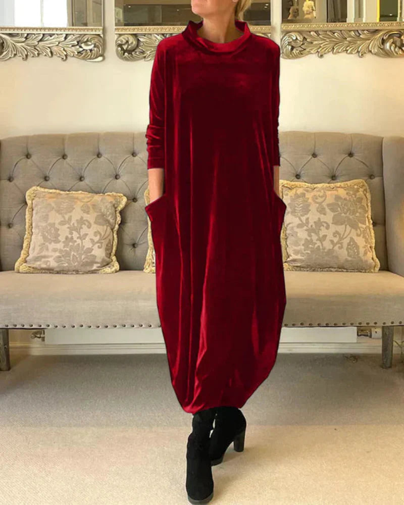 Arianna™ | Elegant Velour Dress