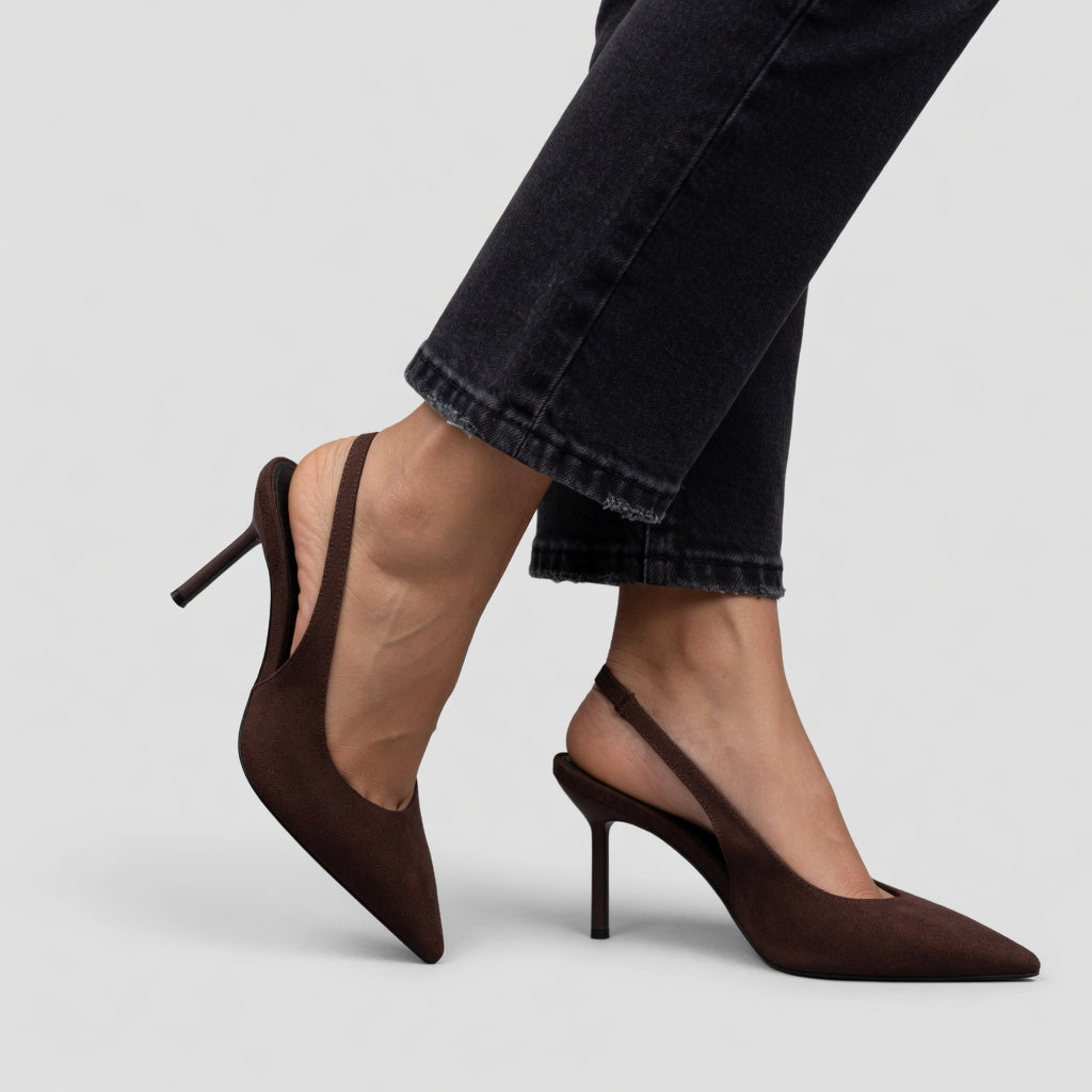 Élizabeth™ — Slingback stiletto heels with Parisian elegance