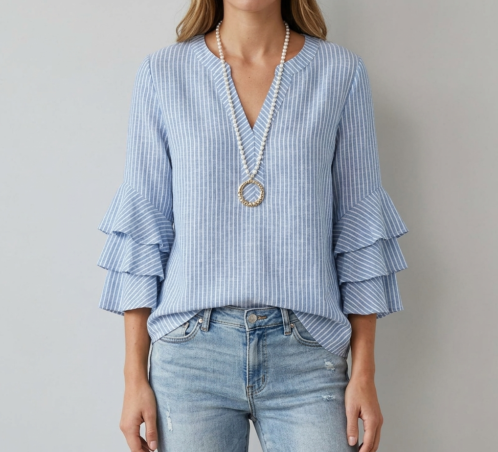 Isabella™ | Ruffle Sleeve Blouse