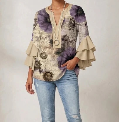 Isabella™ | Ruffle Sleeve Blouse
