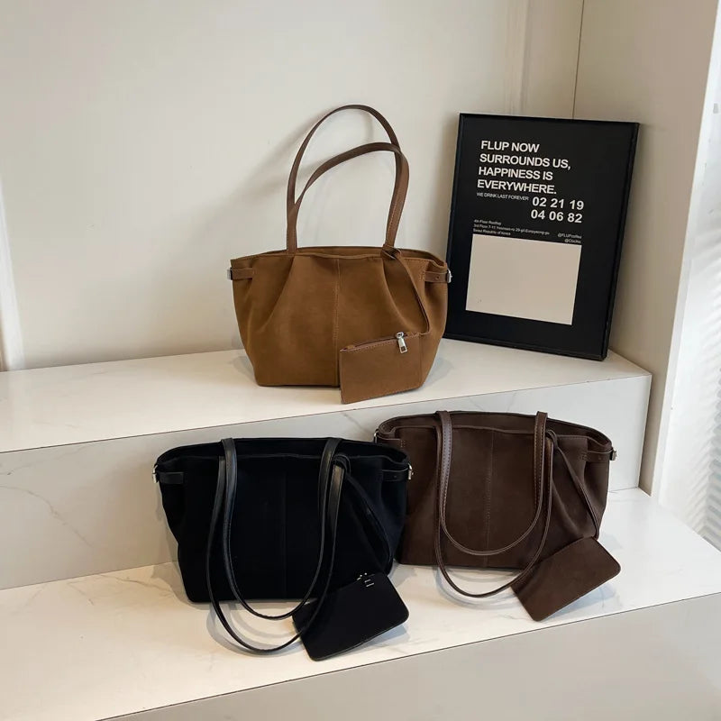 Beatrice Compact Leather Tote