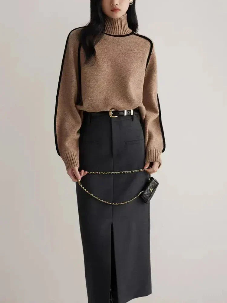 Corwynn London | Signature Cashmere Contrast Jumper